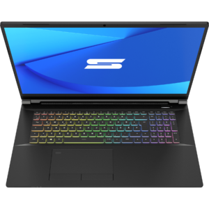 SCHENKER KEY 17 Laptop - Front from above rgb keyboard